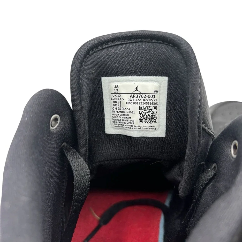 Nike Air Jordan Access Black Gym Red Shoes AR3762-001